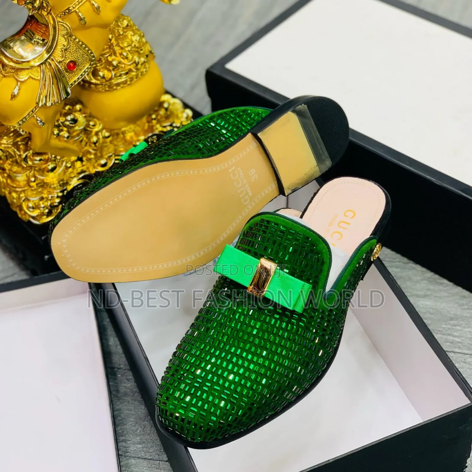 Gucci Leather Half Shoe
