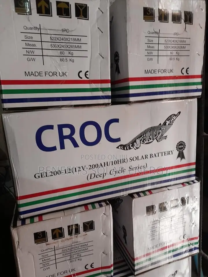 200ah Croc Gel Battery