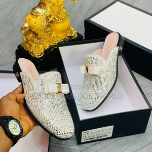Gucci White Half Shoe