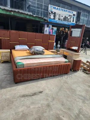 Padded King Size Set of Bed Stand