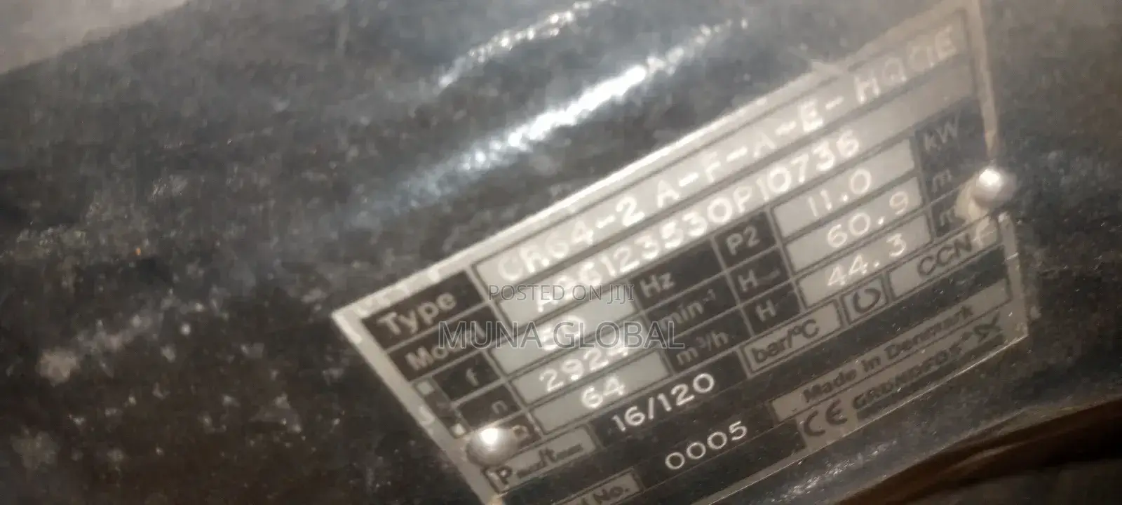 11kw Grundfos Vertical Pump