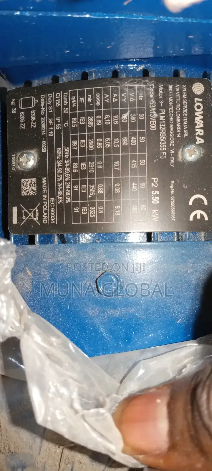 5.5kw Lowara Water Pump