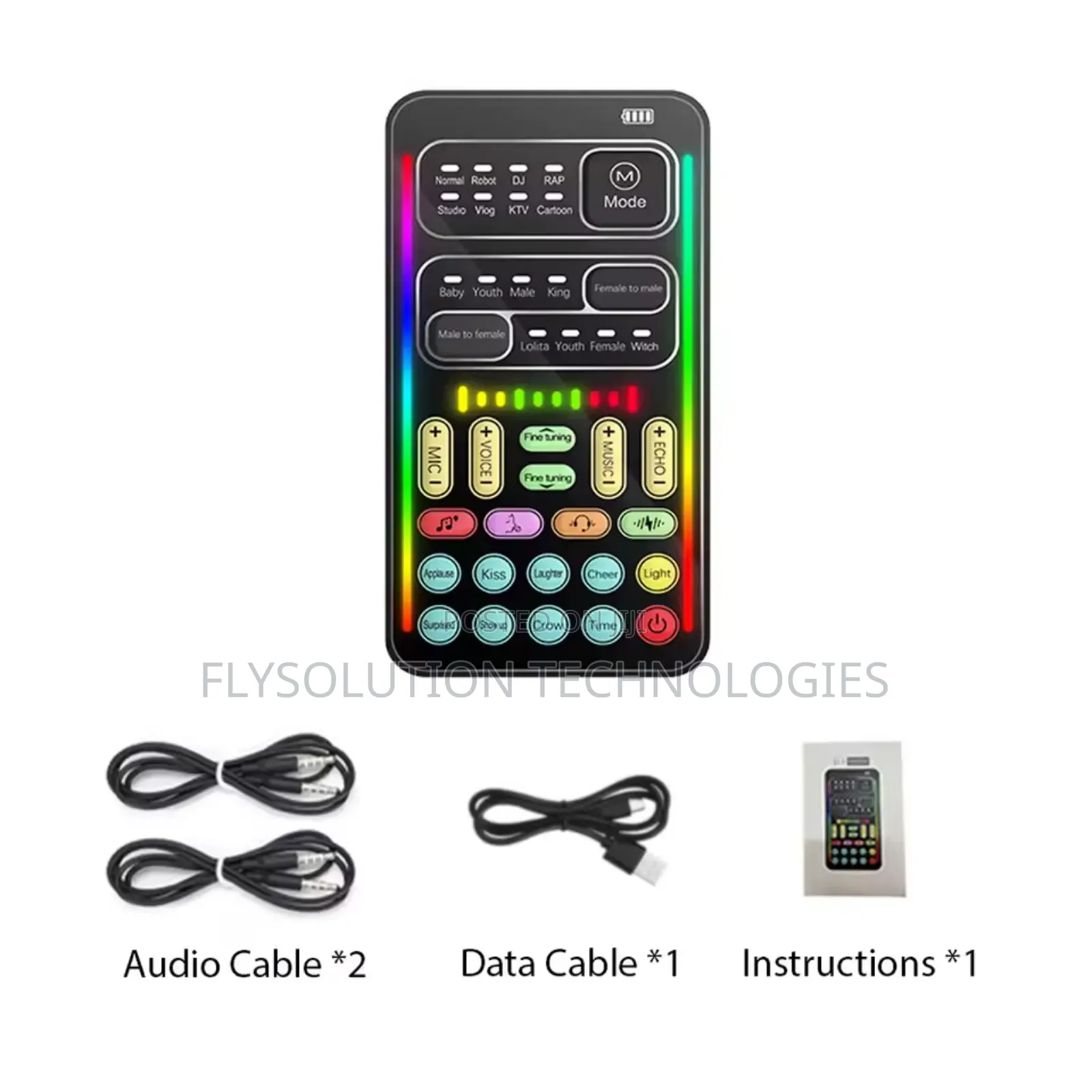I9 Voice Changer Mini Multiple Audio Effect Bluetooth