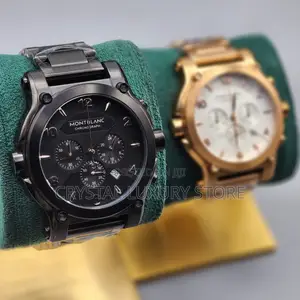 Mont Blanc Quality Luxury Men Chain Strap Wristwatch