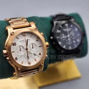Mont Blanc Quality Luxury Men Chain Strap Wristwatch
