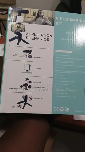 Professional Video/Vlog Making Kit With Fill Light N Remote