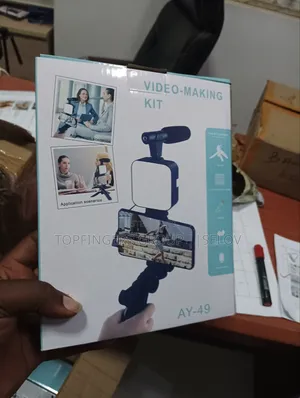Professional Video/Vlog Making Kit With Fill Light N Remote