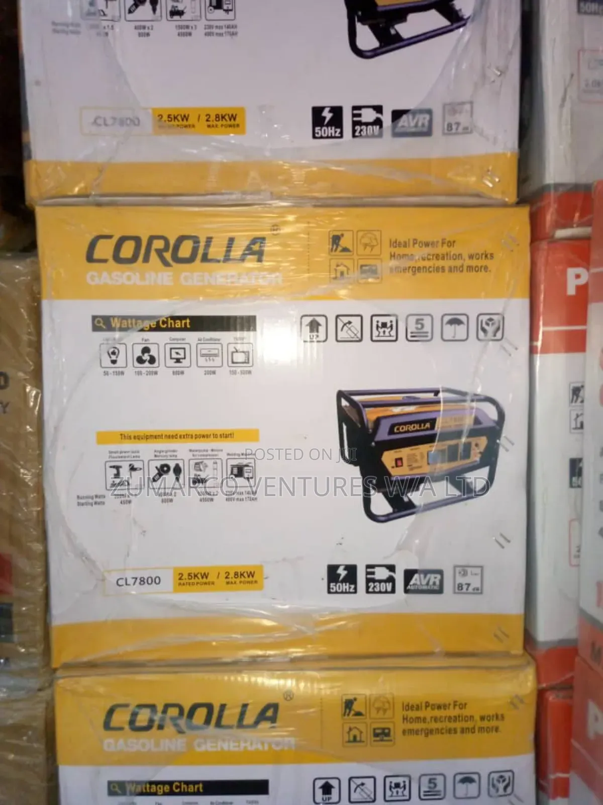Corola Generator 2.5kva
