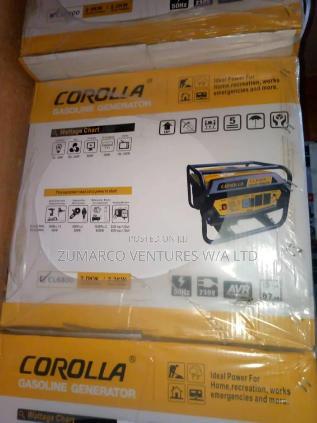 2 Kva Corolla Generator 100% Copper