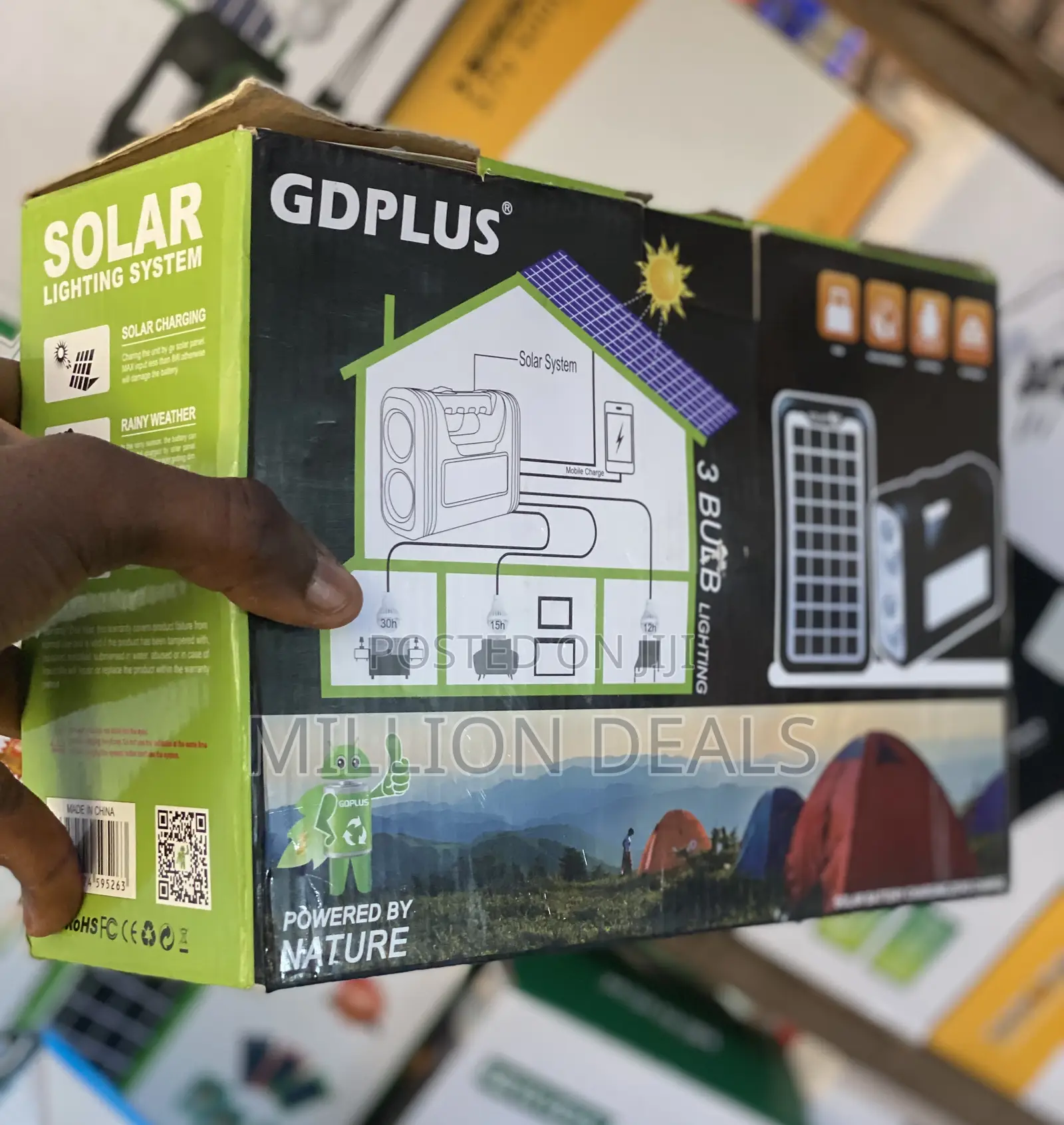 Solar Light System With Bulbs