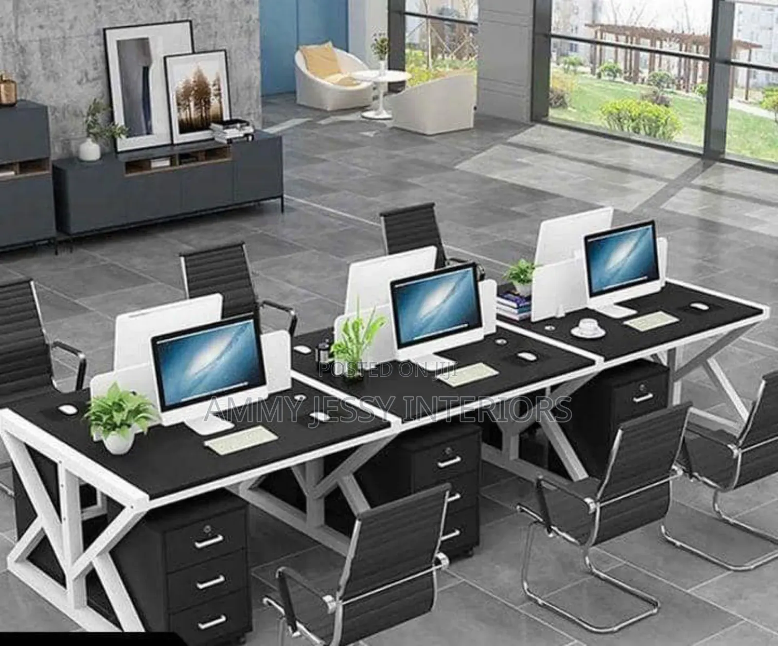 Moden Standard Workstation Table by 6 Is