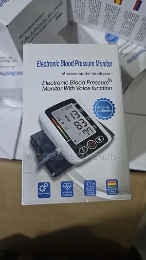 Electronic Blood Pressure Monitor With Voice