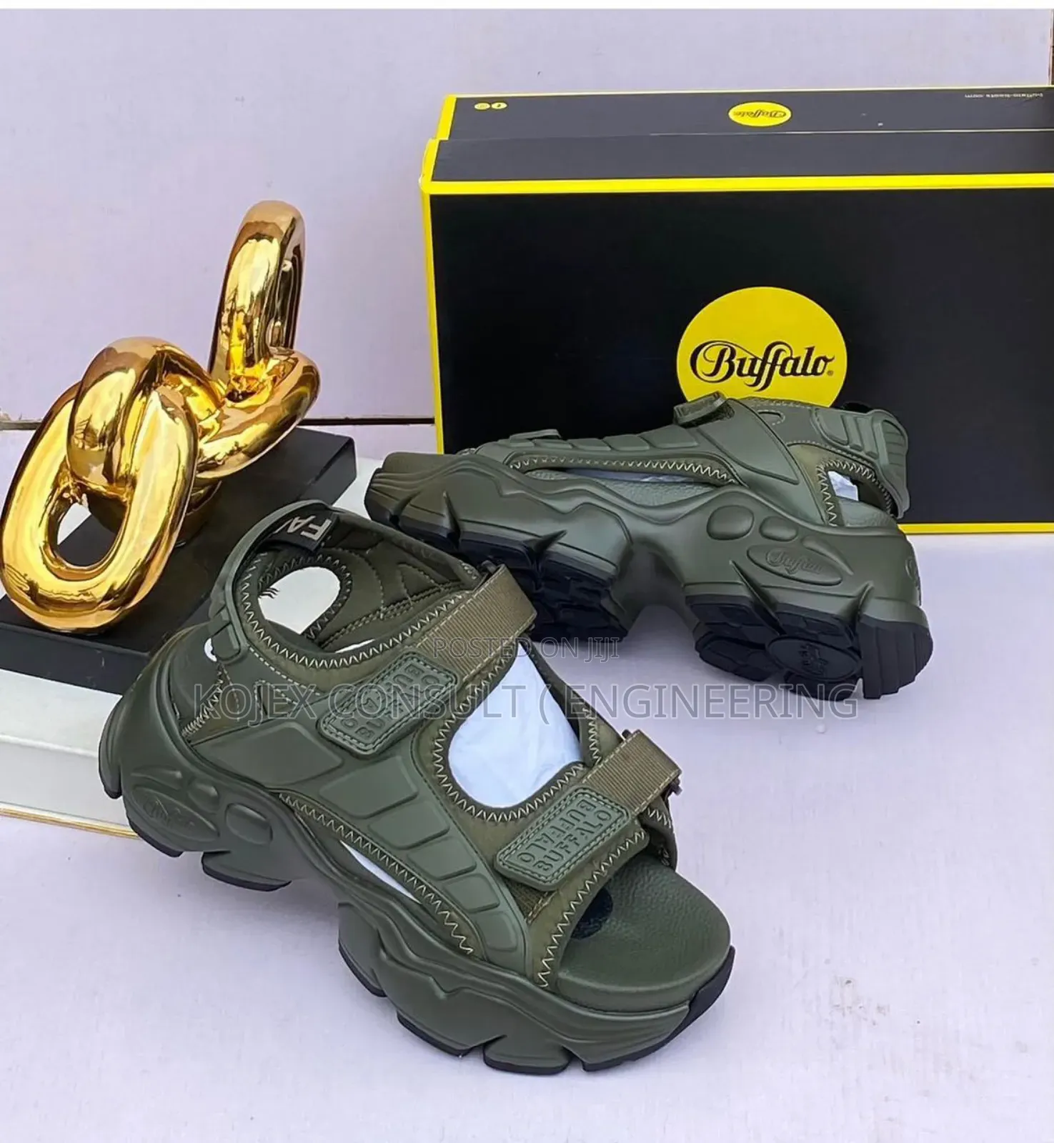 Buffalo Binary Unisex Track Luxury Sandal *