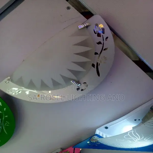 Glass Halfmoon Wall Bracket Fitting Light