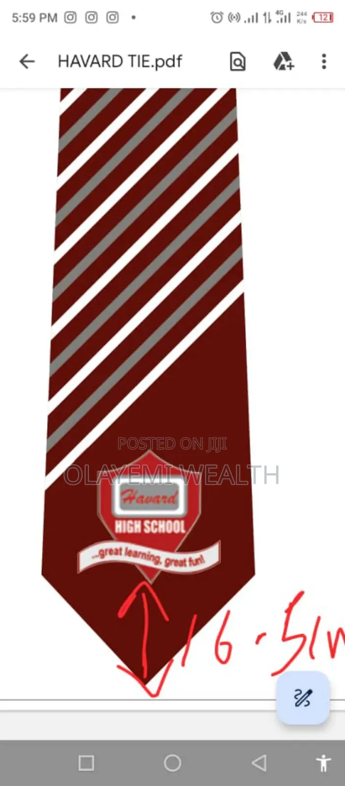 Customize Imported Ties