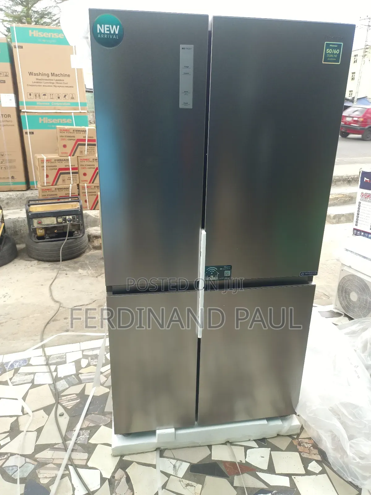 Hisense Side by Side Refrigerator