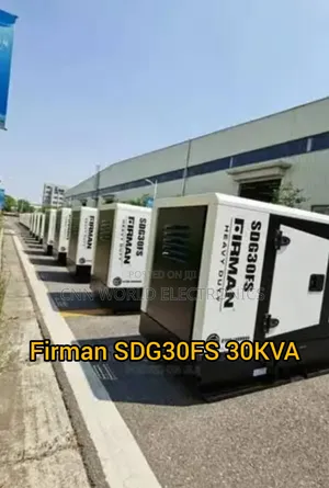 Original Firman Sdg30fs (30kva) Sound Proof Engine Copper 
