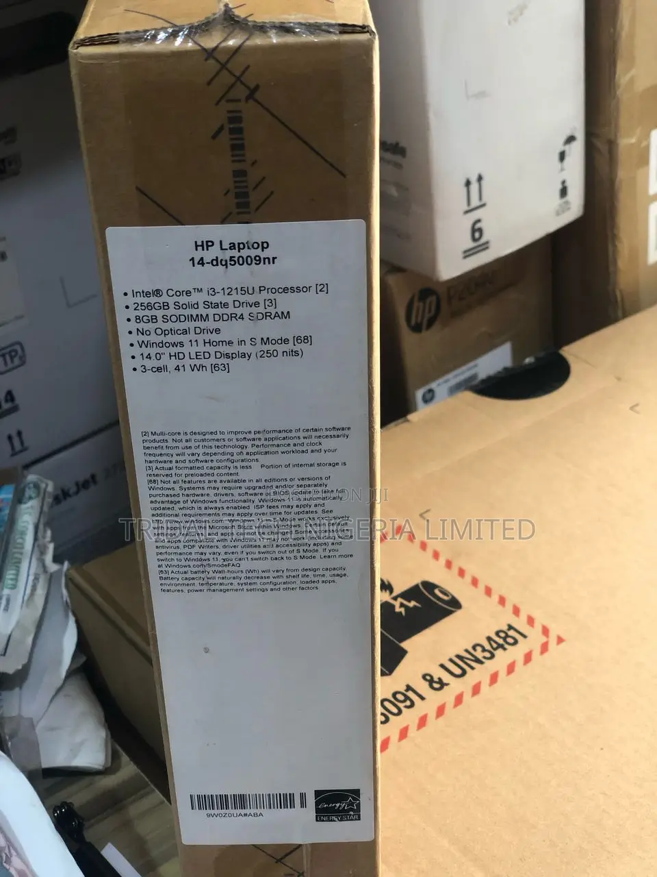 New Laptop HP 14S 8GB Intel Core i3 SSD 256GB