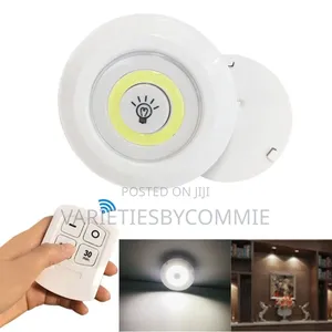 Led Light With Remote Control Set of 3