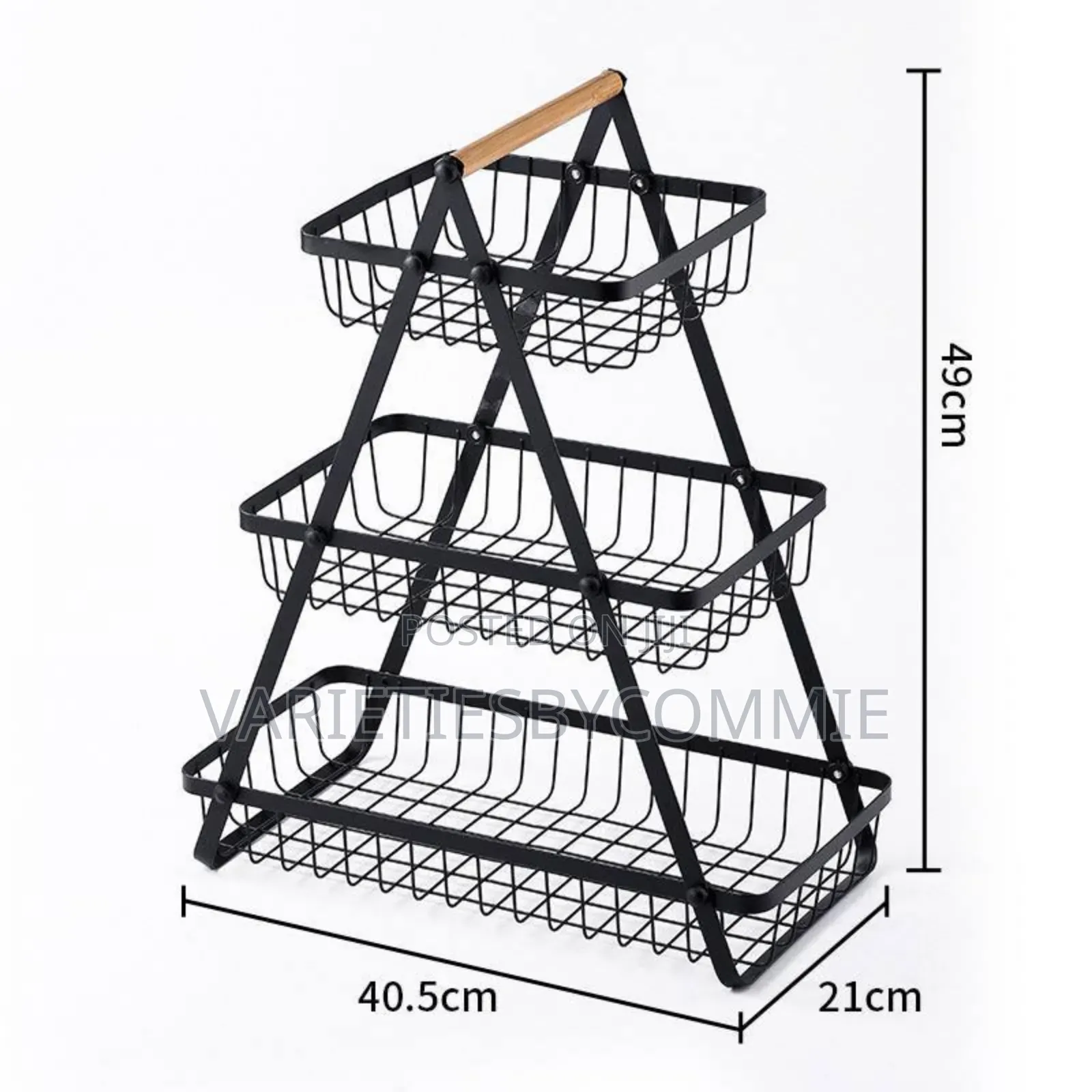 3 Tiers Metal Kitchen Metal Multifunctional Rack