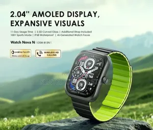Photo - Oraimo Watch Nova N 2.5d Curved Glass Smart Watch