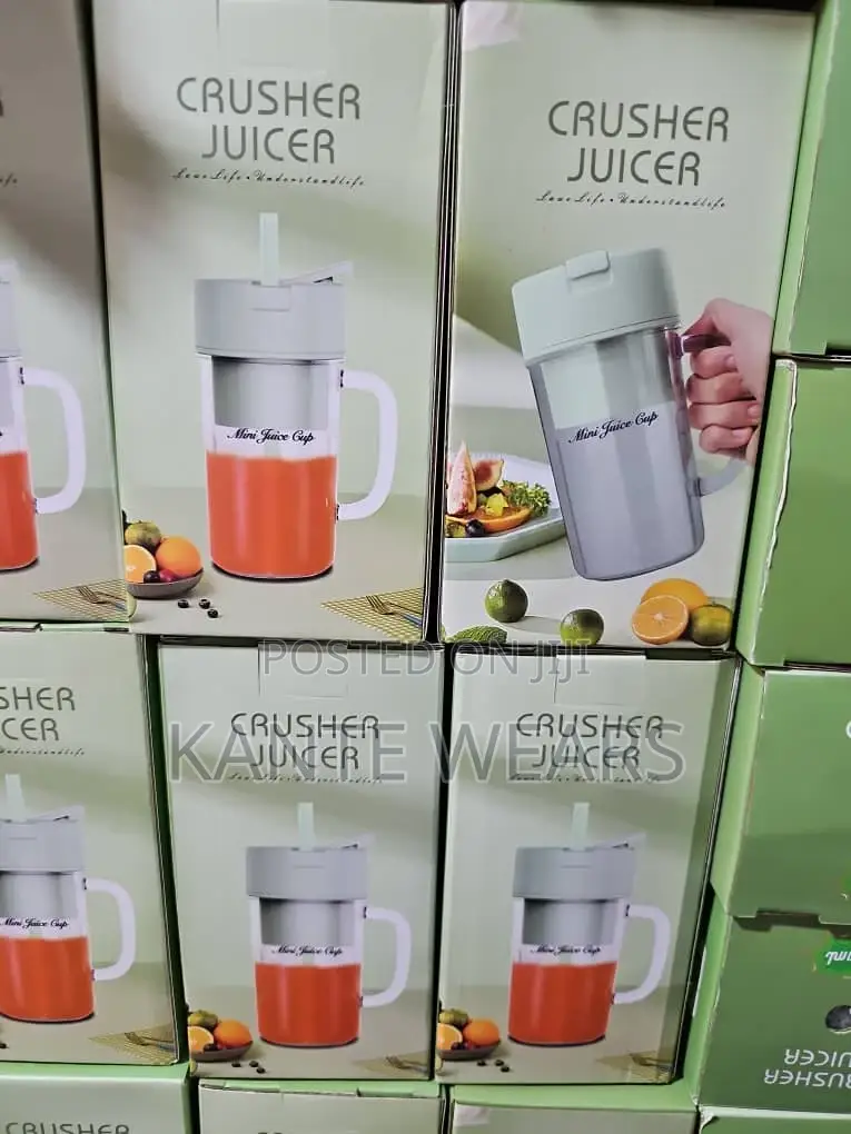Mini Usb Rechargeable Juicer With Straw