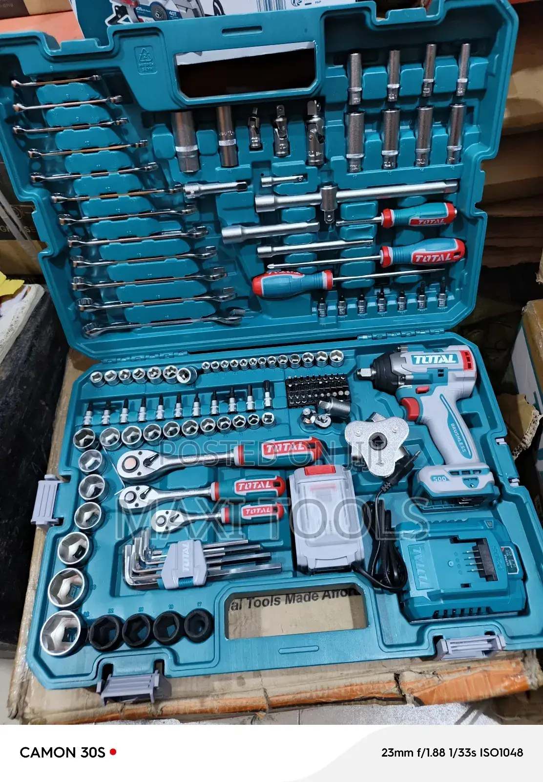 Total Tools Set With Impact Wrench
