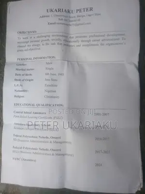 Sales Telemarketing CV