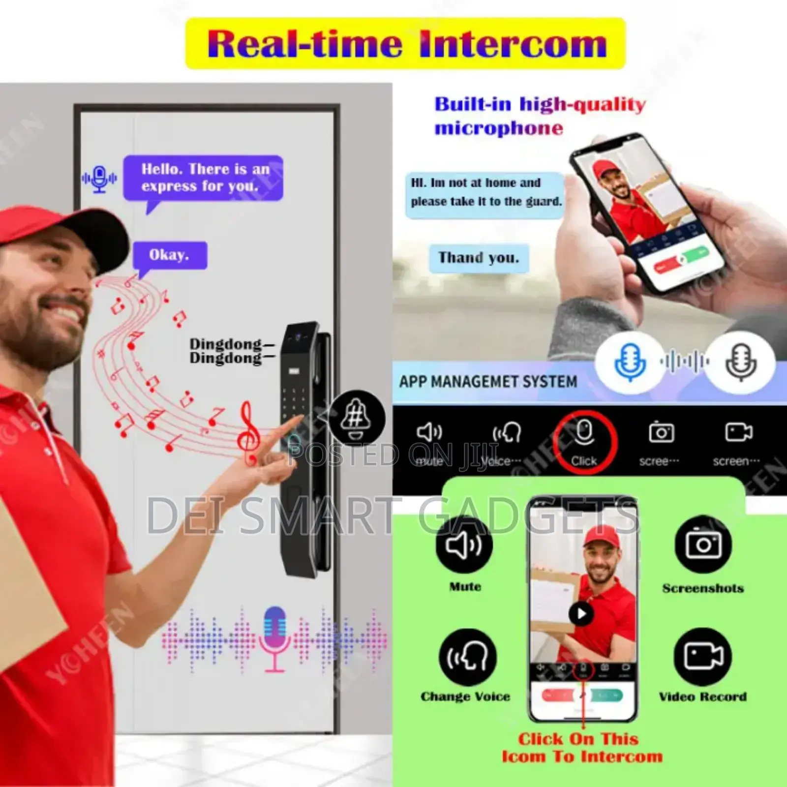 Tuya Smart Lock With Video Intercom