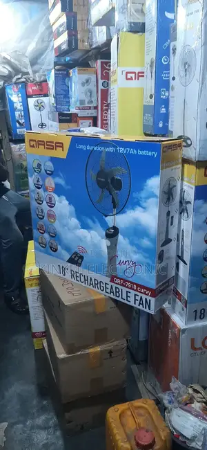 Photo - Qasa 18" Rechargeable Wall Fan
