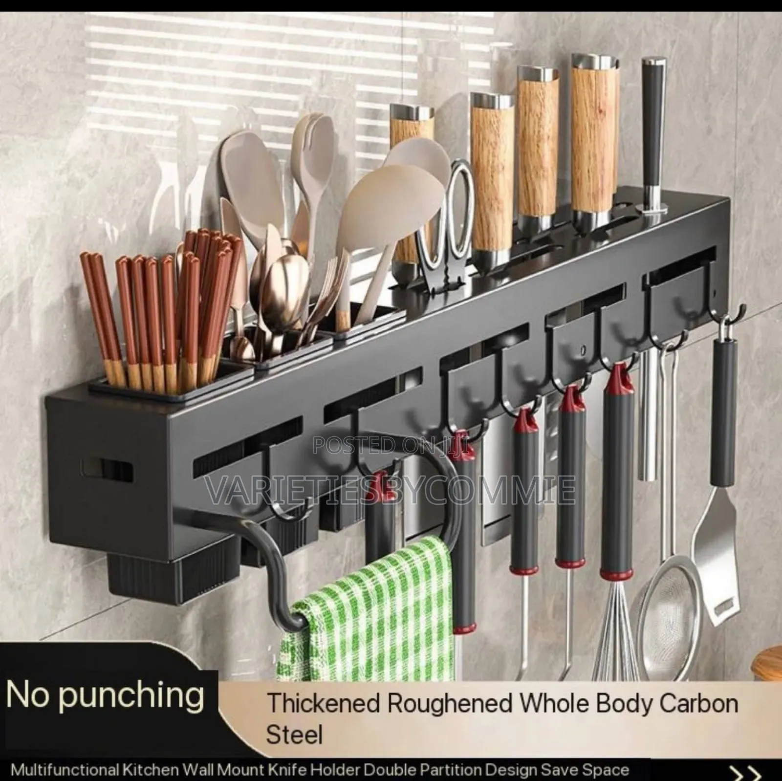 60cm Kitchen Iron Cutlery Rack