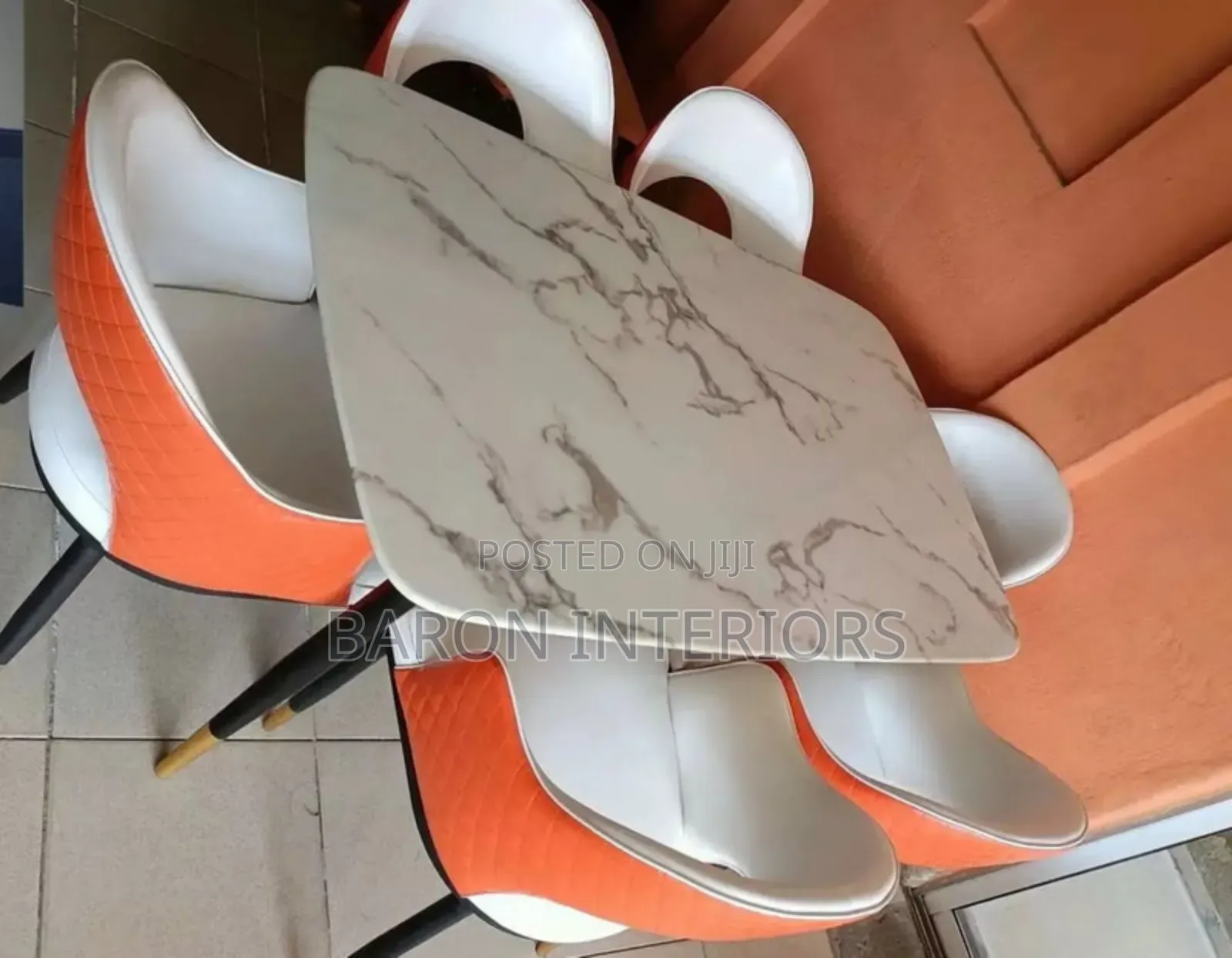 ￼
6 Seater Marble Dining Set