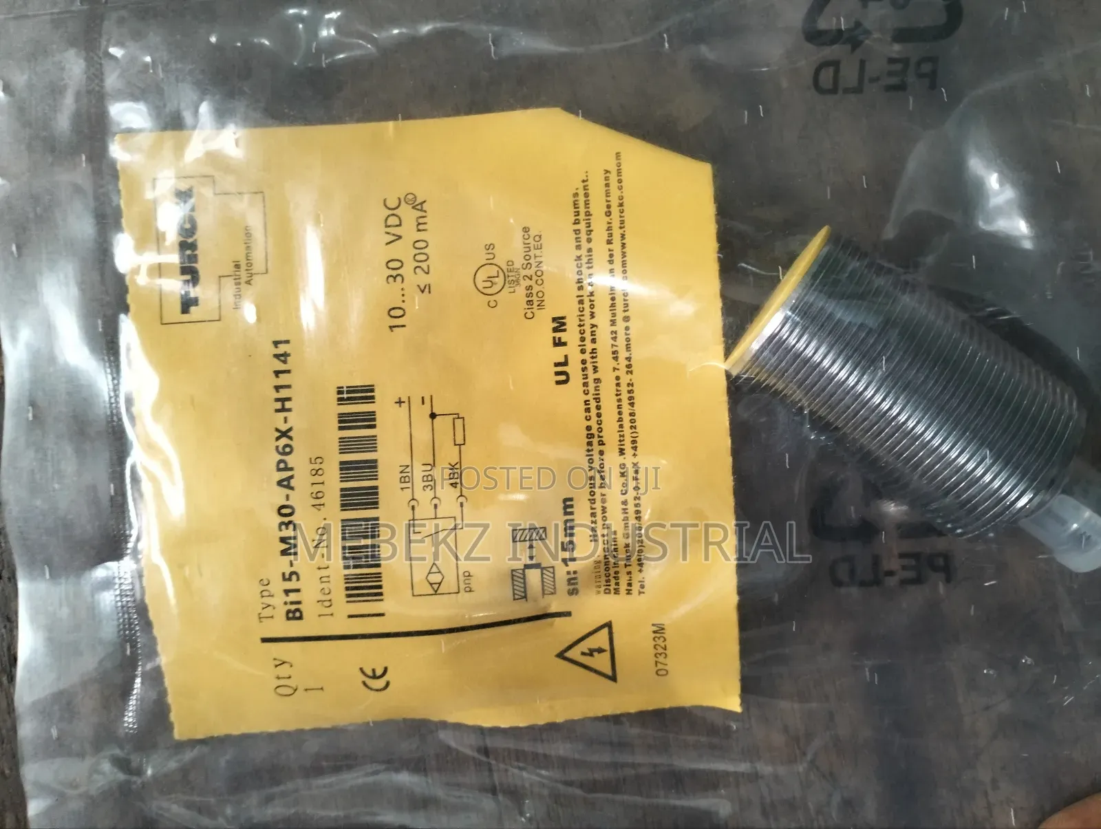 Turck Proximity Sensor Bi15-M30-Ap6x-H1141