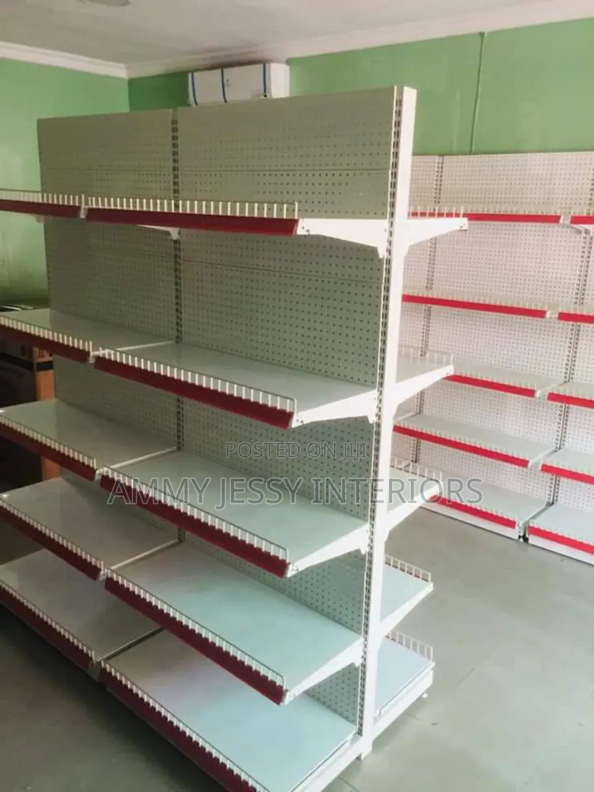 Model Standard Supermarket Shelf Double Side