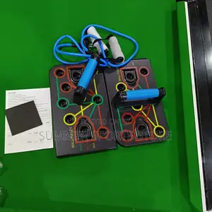 Foldable Push Up Board With Resistance Bands