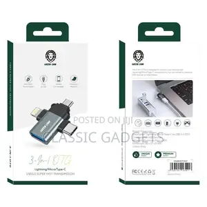 Green Lion 3 in 1 Otg (Lightning / Micro / Type-C