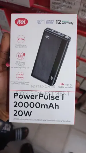 Itel Powerbank 20,000mah