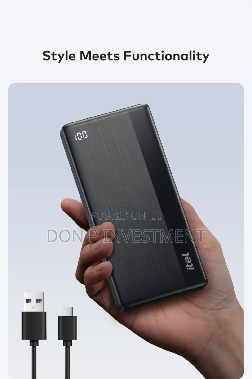 Itel Powerbank 20,000mah