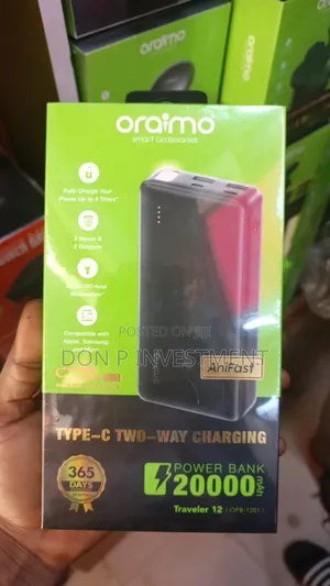 Oraimo 20,000 Mah Powerbank