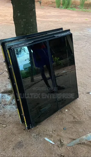 Double Opening Frameless Aluminum Windows