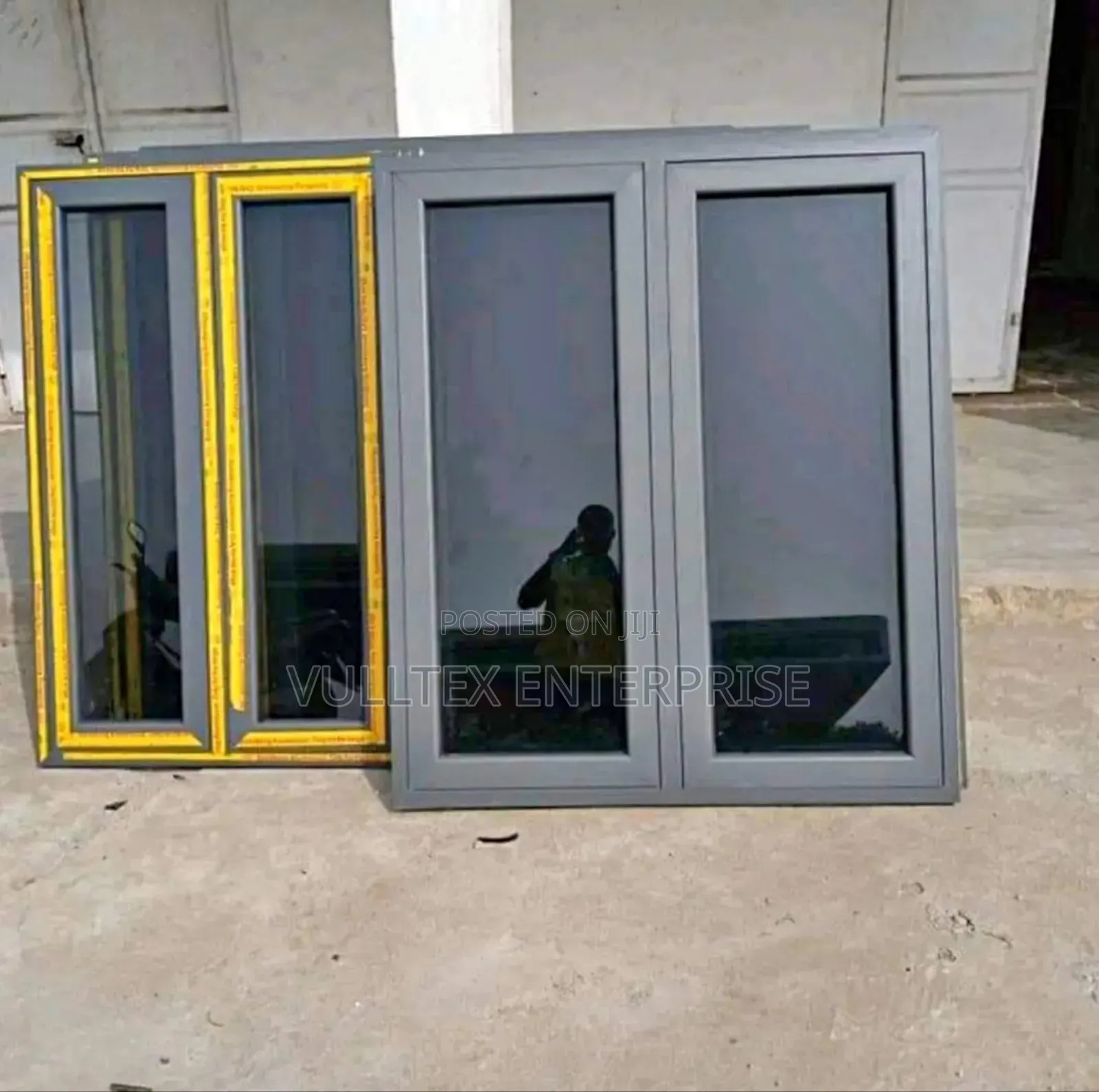 Framed Two Opening Solid King Aluminum Window