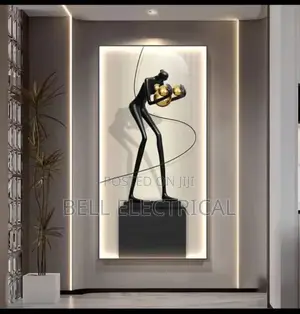 Interior Painting Modern Abstract Figure Portrait Luminous