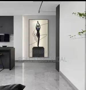 Modern Abstract Character Lighting Indoor Lde Wall Lamp