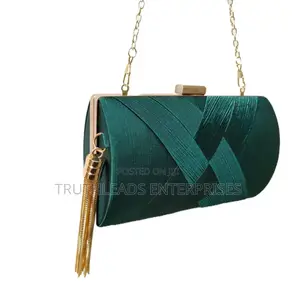 European Women Silk Satin Clutch Bag