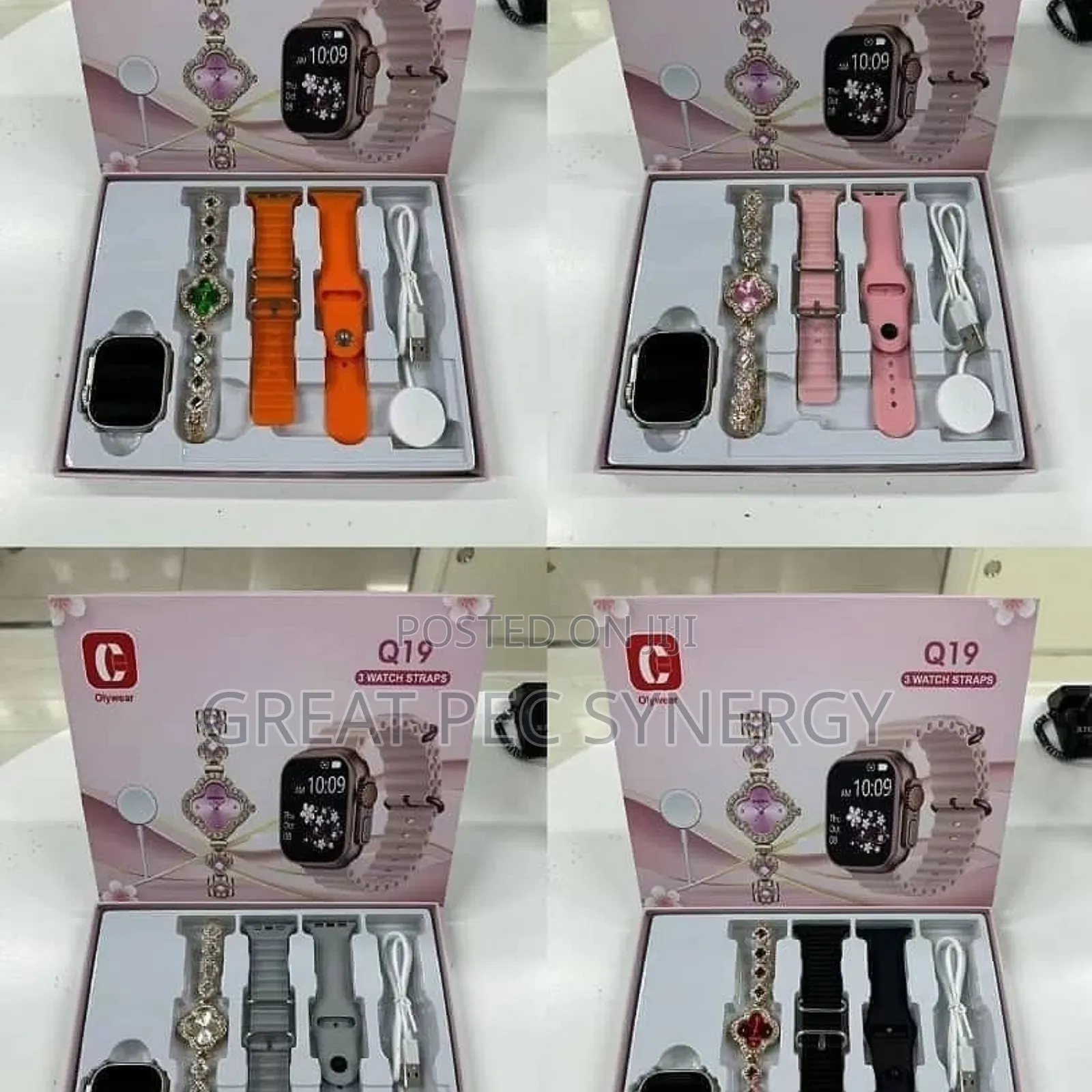 Smart Watch Bracelet With 3 Straps