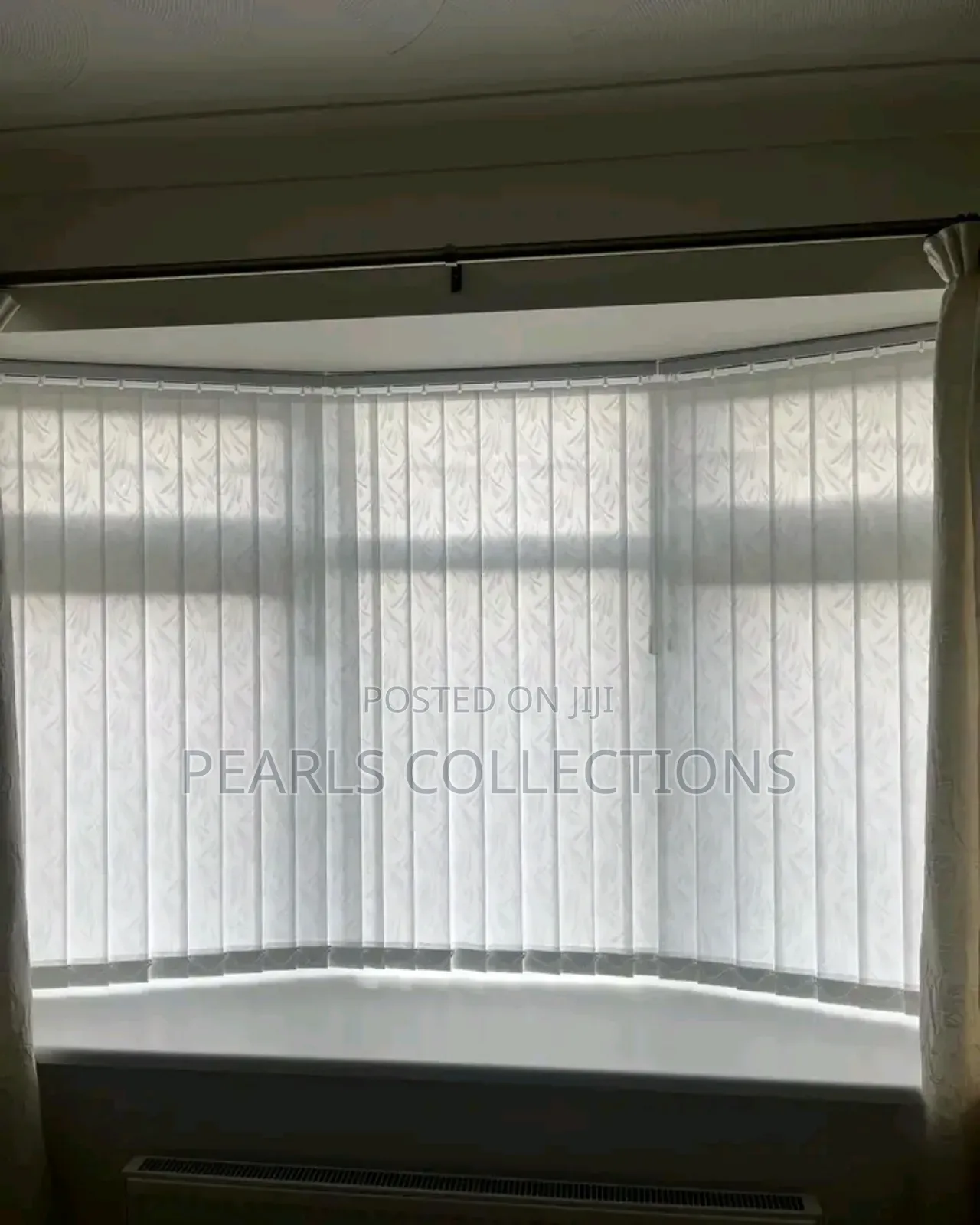 Inner White Blinds for Curtains (Full Window Length)