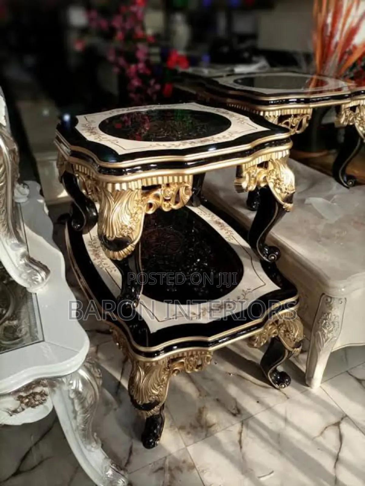 Royal Center Table With 2 Side Table Is Available as Seen