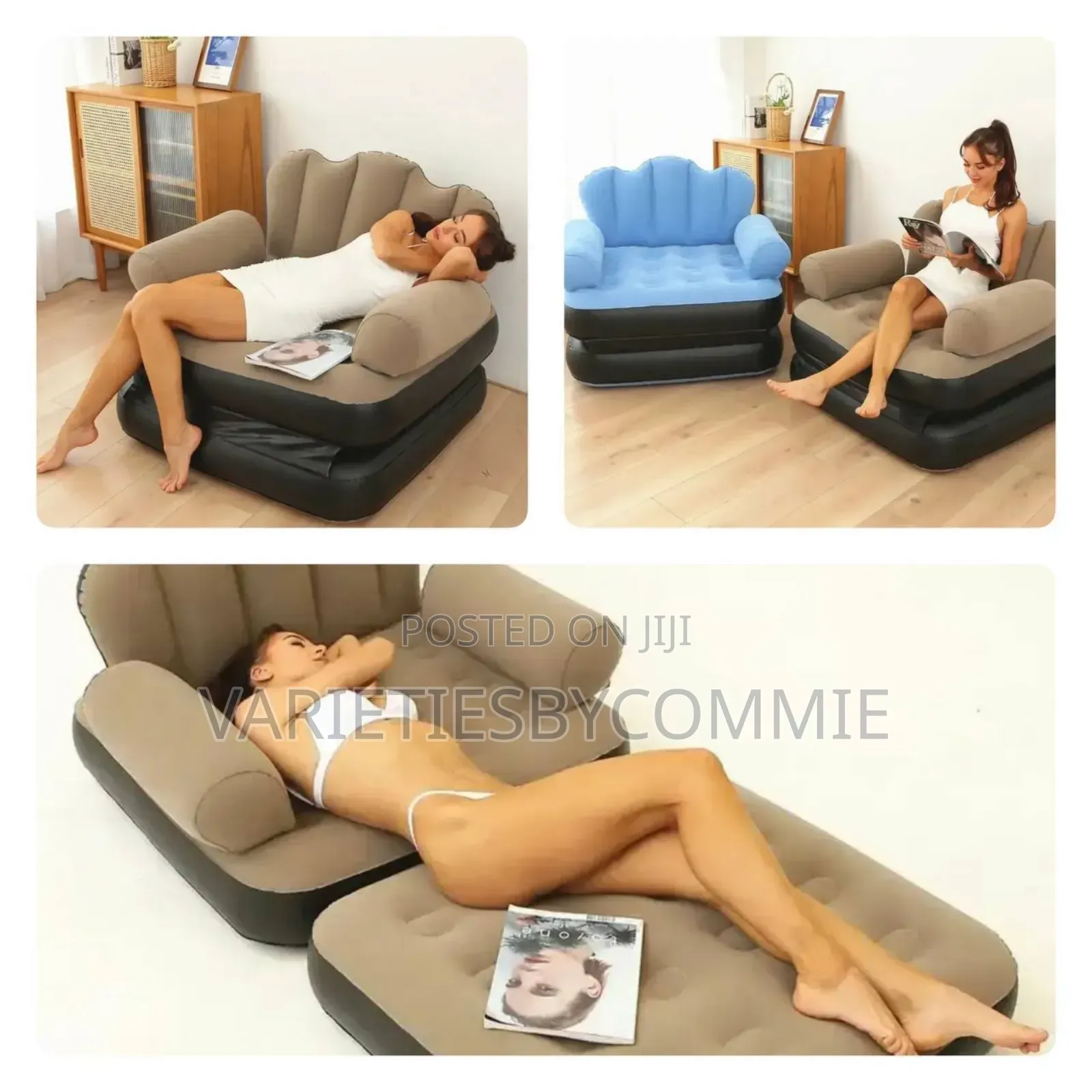 Multipurpose Inflatable Bed and Chair