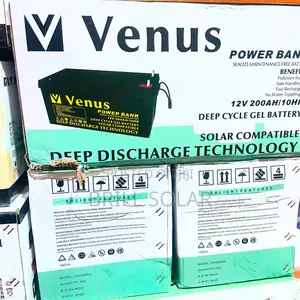 12v-200ah Venus Solar Gel Battery