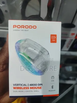 Porodo Vertical 4800 Dpi Wireless Mouse